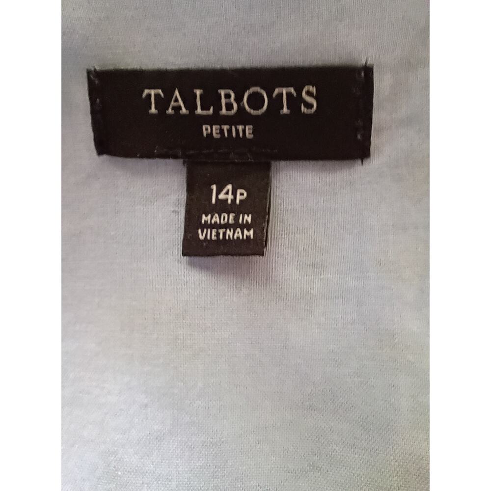 TALBOTS Women's Floral Midi Dress Large Cotton - Picture 2 of 3